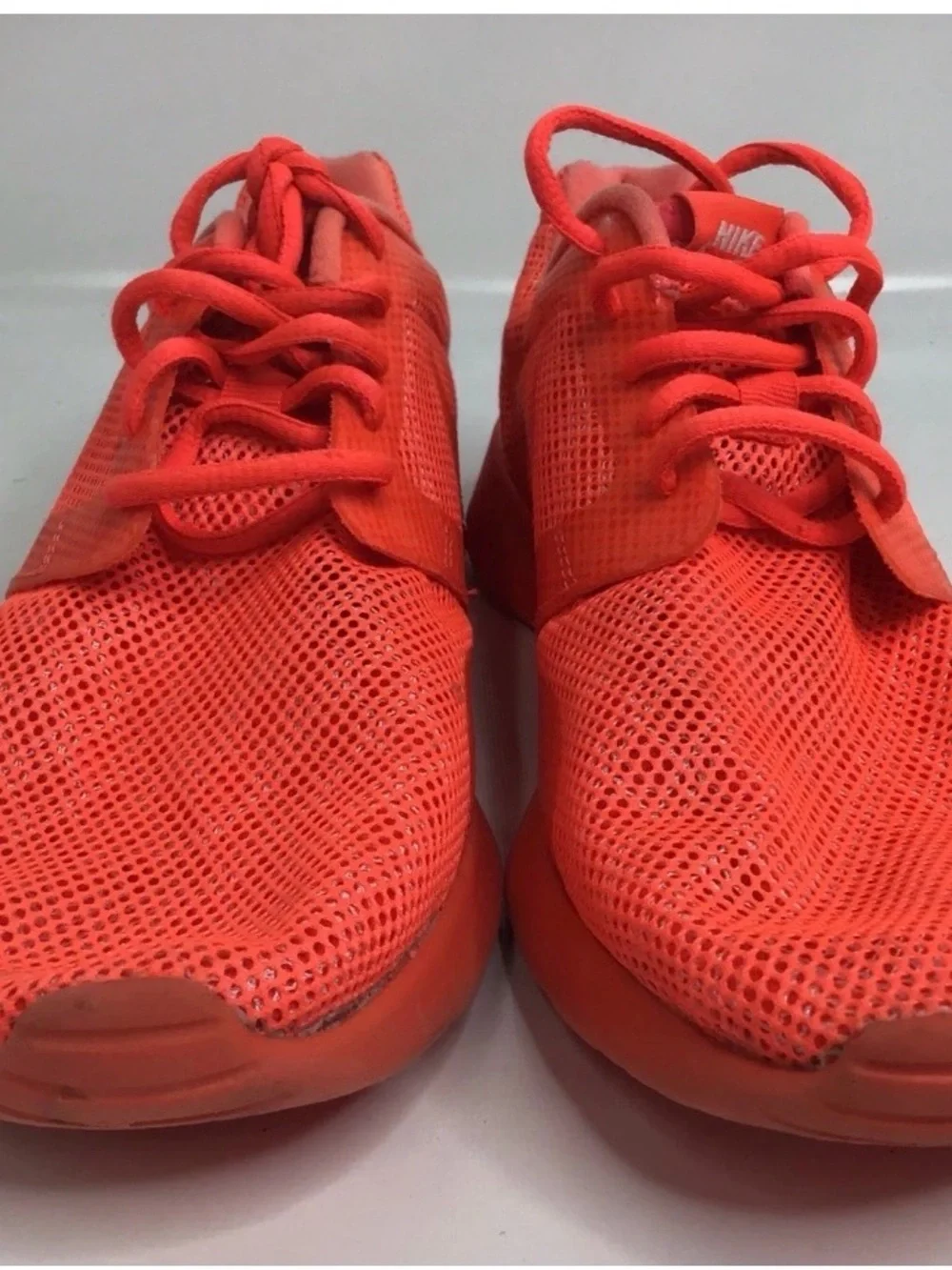 Nike Women's Neon Orange Mesh Running Shoes